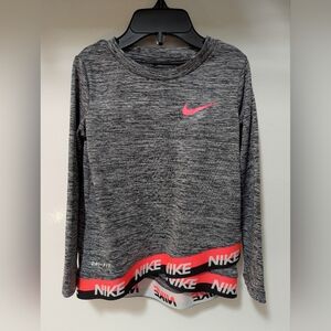 Nike | Girl's 2T (1-2 Years) Dri-FIT Sport Essential Crossover Tunic - Grey